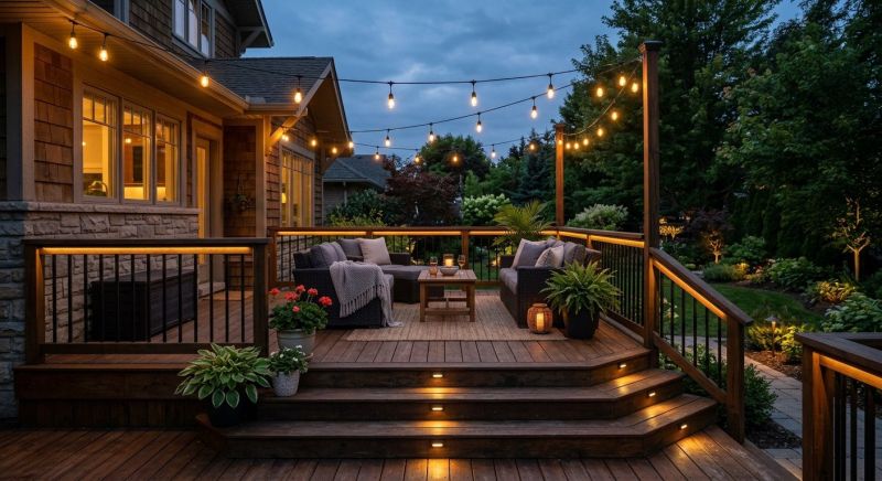Deck Lights Installation in Olathe, KS