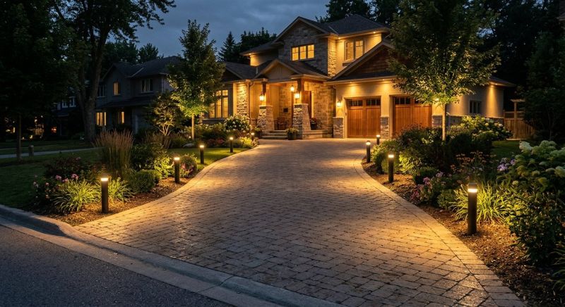 Driveway Lighting Installation in Pasadena, CA