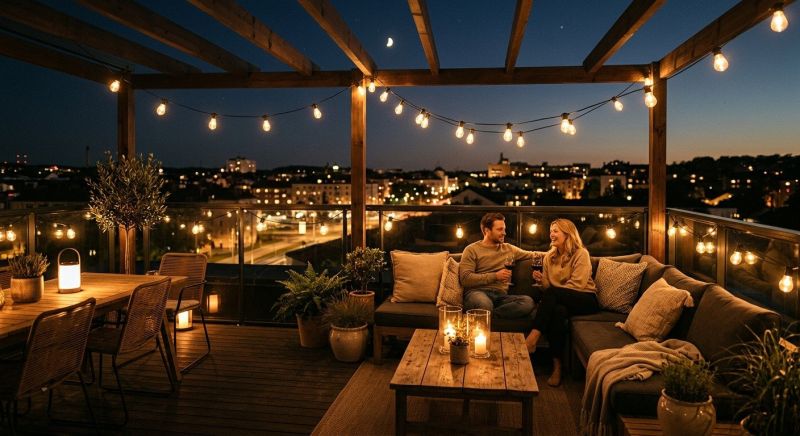 Terrace Lighting Installation in Utah County, UT